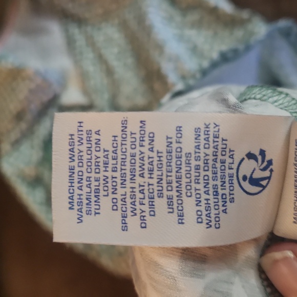 BODEN Jenny Retro MCM Geometric Print Dress in Green and white: US 12R - Picture 9 of 9